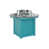Acier inoxydable martelé avec base bleu Aruba