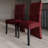 Black Wooden Dining Chair With Velvet Cover-2119460432