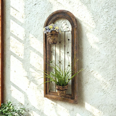 Rustic Hanging Wall Planter