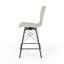 Rikhil Swivel Upholstered Counter Stool with Metal Frame-62173289-62173290