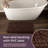 Plymouth Home 2 Piece Bathroom Rug Set - 32x21 Inch and 24x17 Inch Memory Foam Bath Mats with Chenille Shag Top for Stylish Bathroom Decor - Machine Washable Bath Rugs -19700562