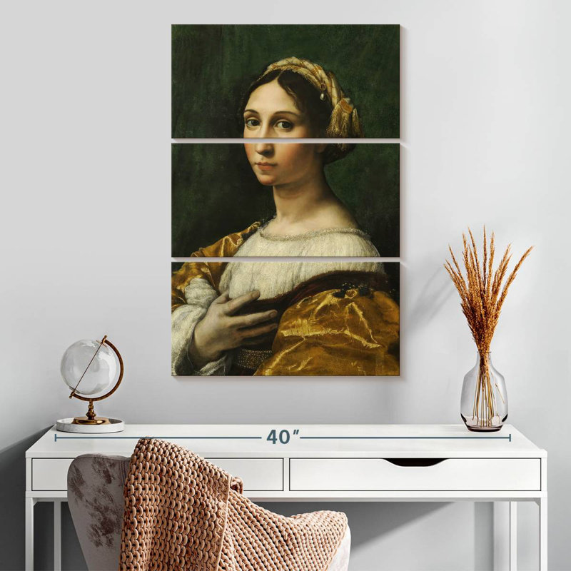 Portrait de jeune femme Leisha 1515-1520, H 32 po x l 20 po