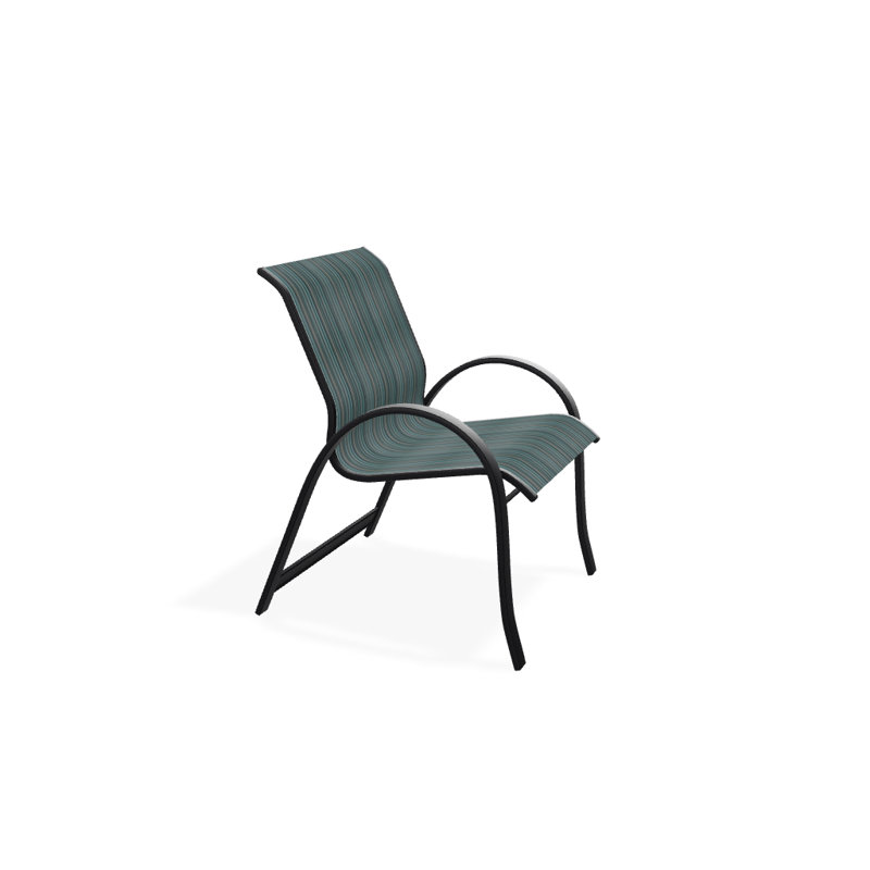 Aruba Outdoor Dining Armchair, Black