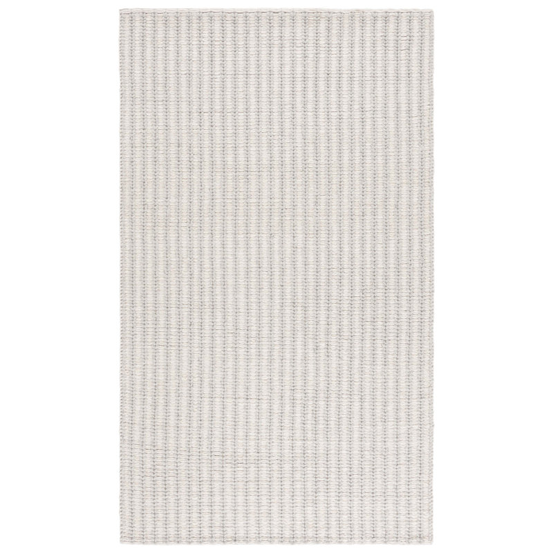 Manhattan 225 Hand Loomed Performance Striped Rug, Round 6'
