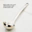 Hestan Provisions Tools; 13" Stainless Steel Ladle