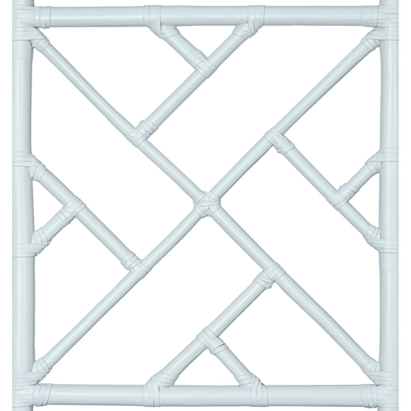 Alden Open-Frame Headboard, Light Blue, Twin