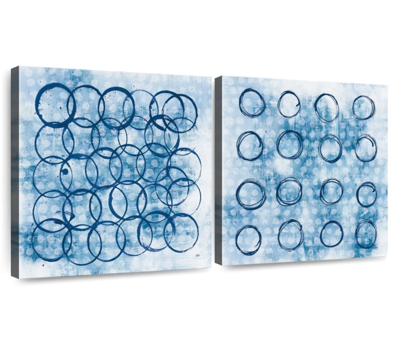Eclipse Diptych, 15" H x 31" W
