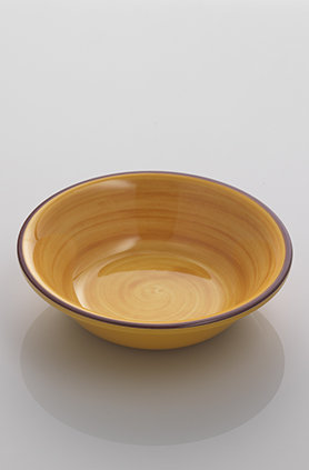 St Tropez Acrylic Dining Bowl, Yellow