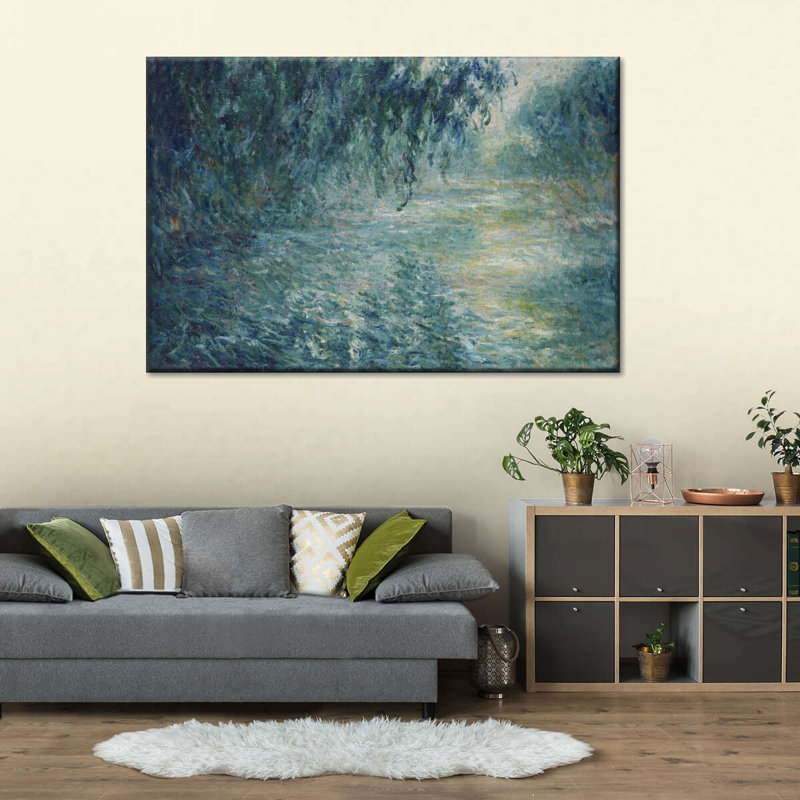 «Morning on the seine», reproduction sur toile, H 8 po x l 12 po x P 1 po