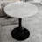 Marble-Top Round Side Table With Tapered Pedestal Base (Table Only)-936701198-936701199