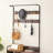 Antique Brown Hall Tree With Shoe Storage - 31 Entryway Unit, 7 Rust- Hooks, Fits Different Rooms Rack Coat And Space Tree, Strong Brown, Versatile Use