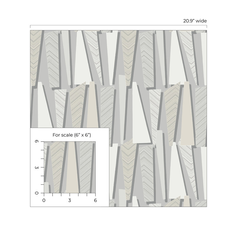 Rouleau de papier peint lisse L 33 pi x l 20,9 po Reyer, Pierre