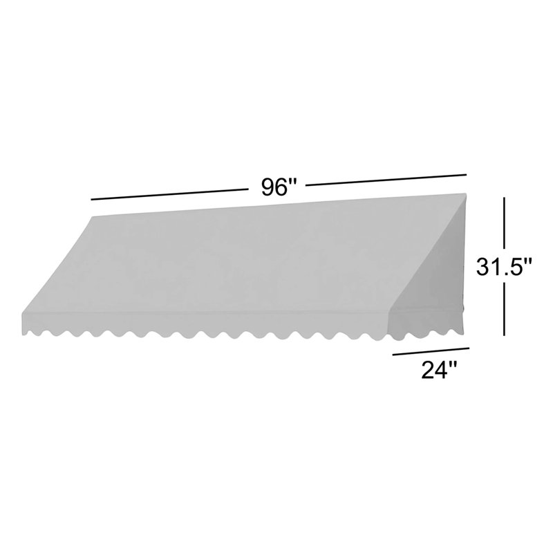 Auvent de remplacement en tissu, Vert forêt