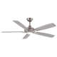 52" Dyno 5 - Blade Standard Ceiling Fan with Remote Control and Light Kit Included