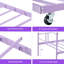 Twin Daybed – Purple, Roll-Out Trundle, Easy Setup