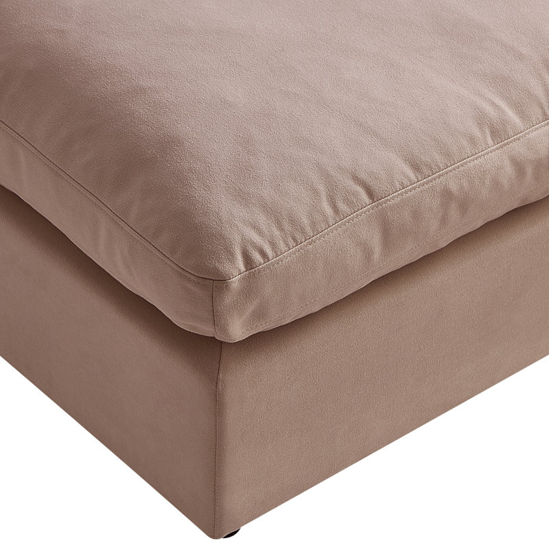 Repose-pieds standard carré de 36 po de largeur, Rose