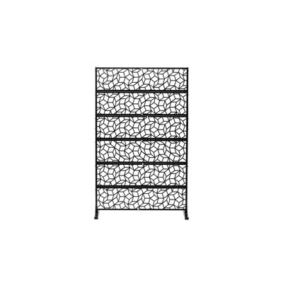71.5'' H x 47.2'' W Outdoor Privacy Screen 6 - Panel Folding Decorative Room Divider Freestanding