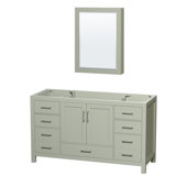 Sheffield 60" Single Bathroom Vanity Base Only