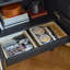 Armoire d'appoint moderne et antique