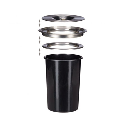 Bunbury Steel Odour Seal Countertop Waste Bin