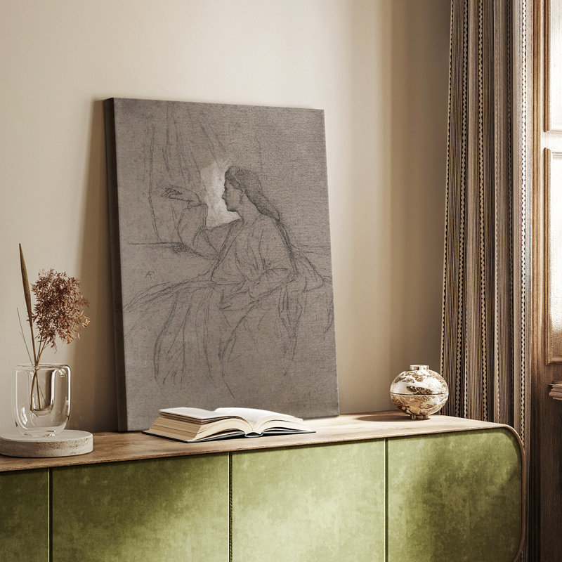 Croquis rétro Lxx - galerie Cavas sur mesure, H 60 po x l 40 po