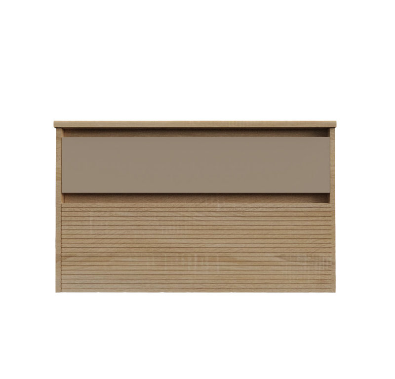 Bathroom Vanity Cabinet CODE Collection by DAX, Light Brown, 48" W