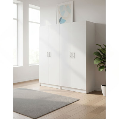 Armoire de rangement polyvalente Modex (ensemble de 2 pièces)