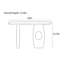 Console simple de style moderne noir-1862641729
