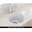 Terralife Puget Dual-Mount Fireclay 18 In. Round Single Bowl Bar Sink In White
