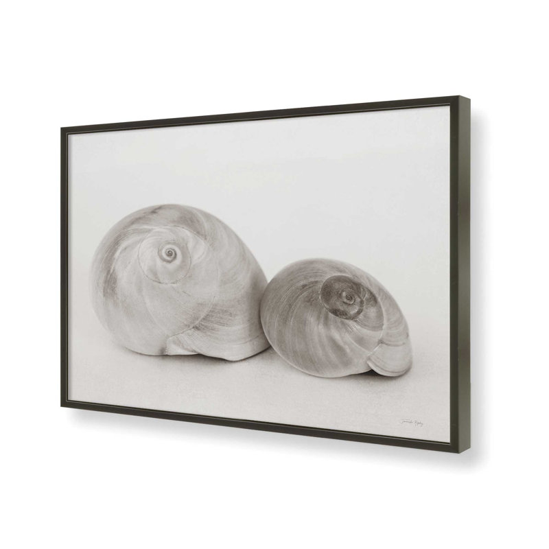 Reproduction d'art rétro «Muffin Shells» par Jennifer Rigsby, L 40 x H 30, Noir, Impression encadrée