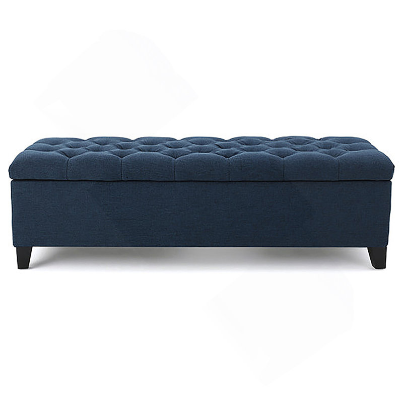 Storage Ottoman, Dark Blue