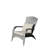 Patio Chair With Cushions( Grey Cushion), Chair-623564190-623564176