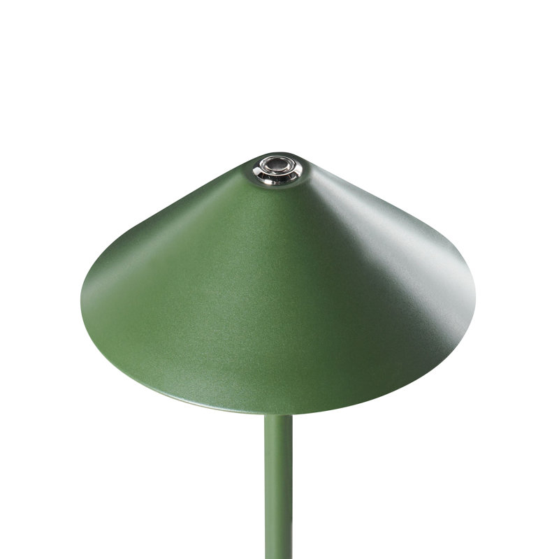 Aluminium Table Lamp, Green