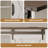 Tv Stand For Tvs Up To 70" with 2 Sliding Barn Doors and Built-In Charging Station-2124705848
