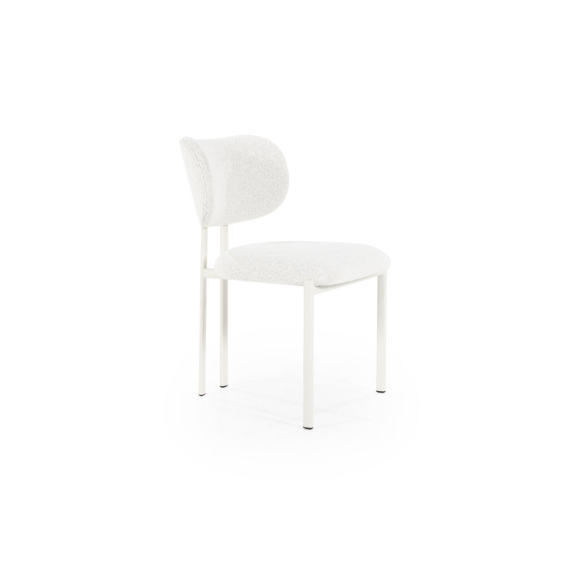Dining Chair Upholstered Dining Chair, White