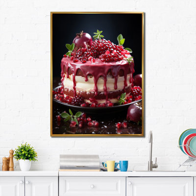 " Wild Pomegranate Cake Mmmmmmm "