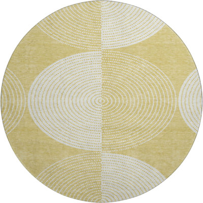 Premium Machine Washable Mayfield AMF2275 Geometric Rug