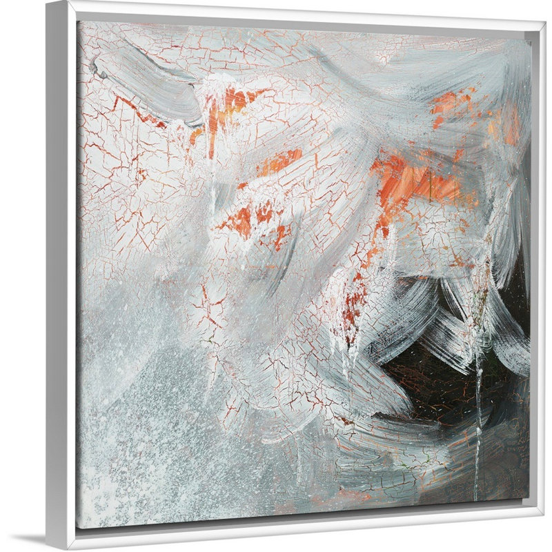 « Beyond the pâle » par Tyson Estes, reproduction d’art sur toile, H 26 po x l 26 po x P 1,75 po, Cadre flottant blanc