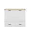 Lit escamotable double avec station de charge-1479401784