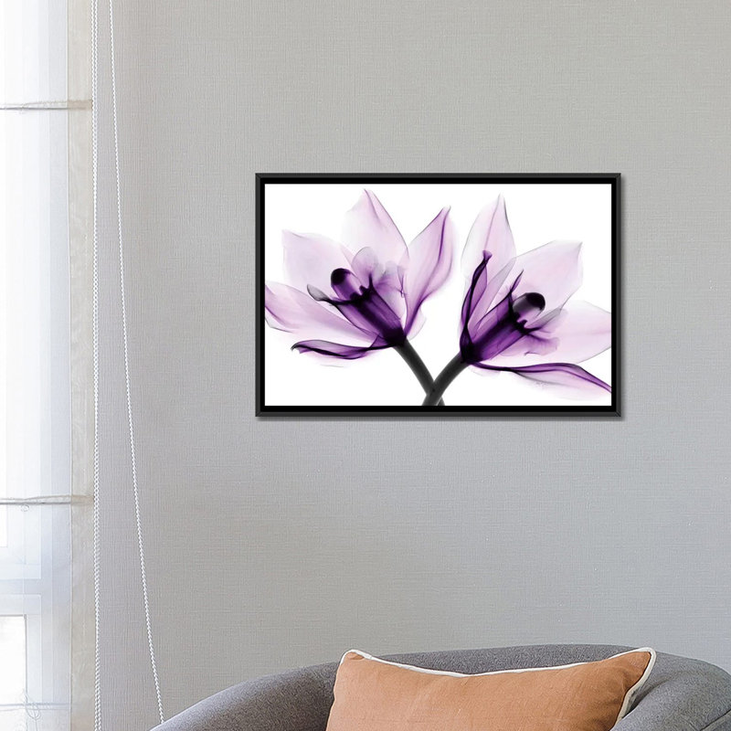 «Orchids I» par Hong Pham, reproduction de photo sur toile sans cadre, H 18 po x l 26 po x p 1,5 po, Toile tendue