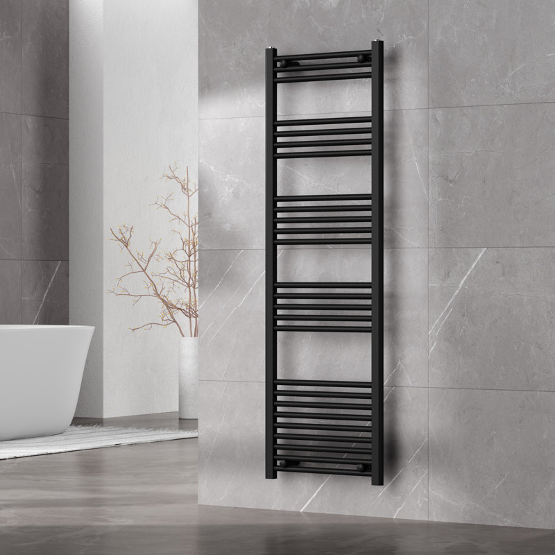 Straight Towel Rail Heated Towel Rails, Matt Black