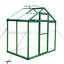 Serre en aluminium robuste de 6 pi x 4 pi - Polycarbonate pour une utilisation en toute saison