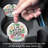 Always With You Single Absorbent Stone Car Coaster
