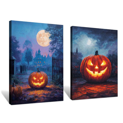 2 Piece Wrapped Canvas Wall Art