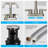 Bathroom faucet with 360 degree turn spout-115745016