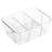 Clarity Plastic 8 Compartment Makeup Organizer