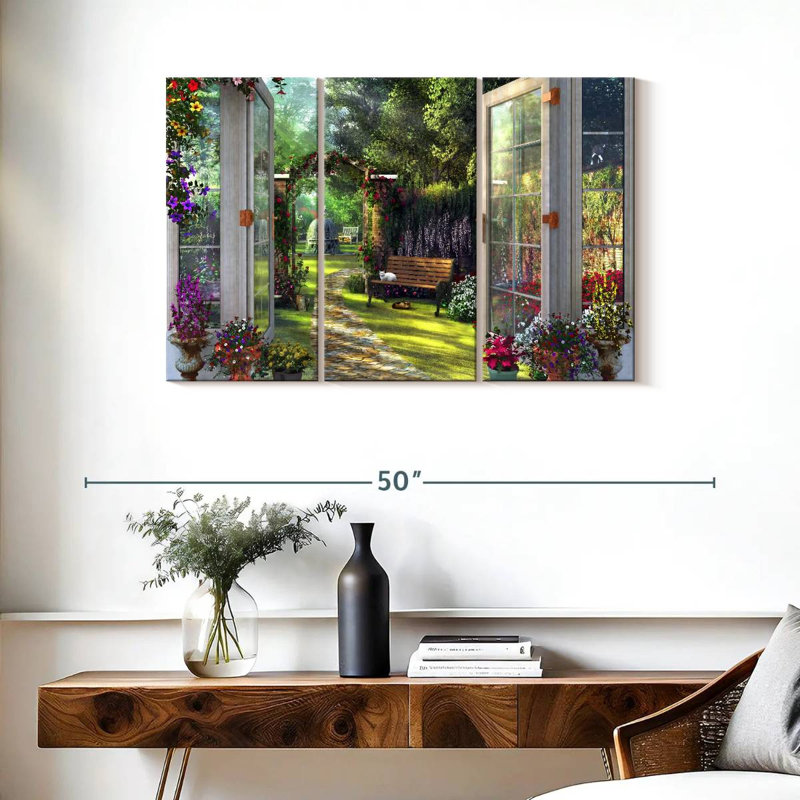 Senne Home Garden View, 24" H x 38" W