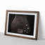 Bottom of a Black Bass Guitar - Picture Frame Painting Print-55513283-55513285