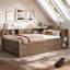 Lit de jour en bois en forme de L avec lit gigogne, bureau intégré et tablettes de rangement, lit de jour moderne et multifonctionnel pour chambre ou studio-1736746512-1736746518