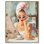 «Senorita Croissant», reproduction d'art sur toile par Art Remedy